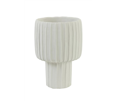 Vase MAJA Ø24x35 cm cement cream