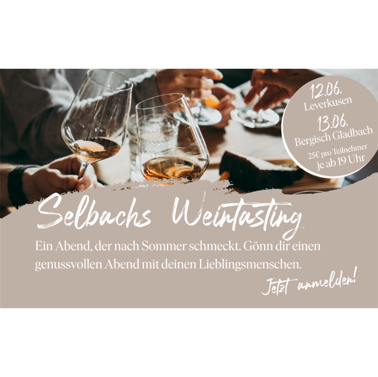 Weintasting-Abend im Café Selbach