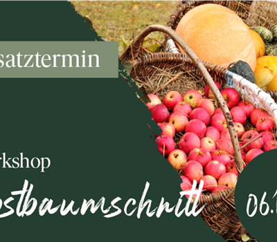 Gartenwissen Workshop: Obstbaumschnitt 